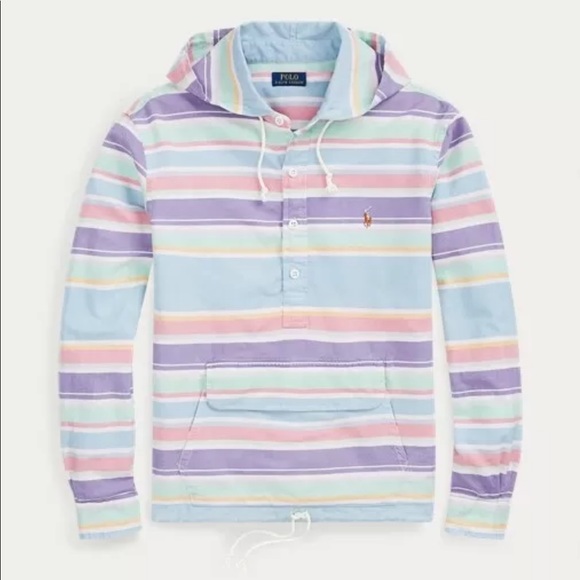 Ralph Lauren Blue Label Other - Polo Ralph Lauren Striped Hooded Popover
